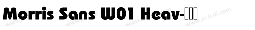 Morris Sans W01 Heav字体转换 Morris Sans W01 Heav字体转换
